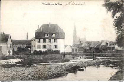 Thann - Avec la Thur - CPA