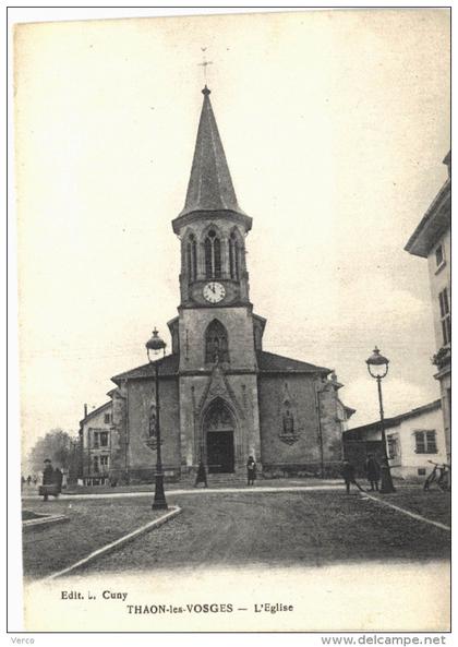 Carte Postale Ancienne de THAON les VOSGES