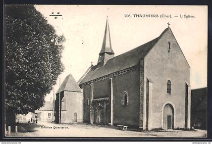 CPA Thaumiers, L`église