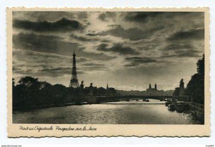 AK 052642 FRANCE - Paris - perspective sur la Seine