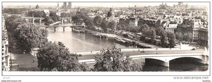 POSTAL   182.-  PARIS  -  FRANCIA<   VISTA PANORÁMICA DEL SENA  (EDIT. DU GLOBE )