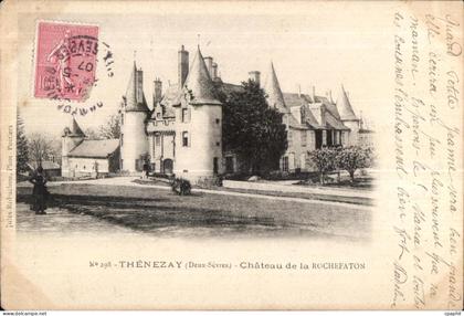 Thenezay - Chateau de la Rochefaton - CPA