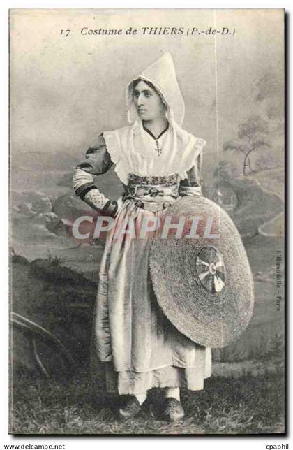 Puy de Dome - Thiers - Costume de Thiers - CPA