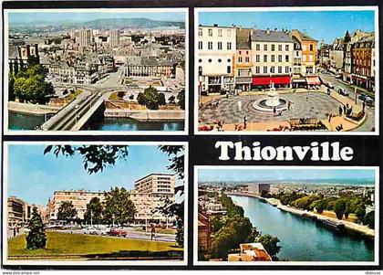 Carte Postale - 57 - Thionville - Multivues - Automobiles - Flamme Postale de Thionville - CPM - Voir Scans Recto-Verso
