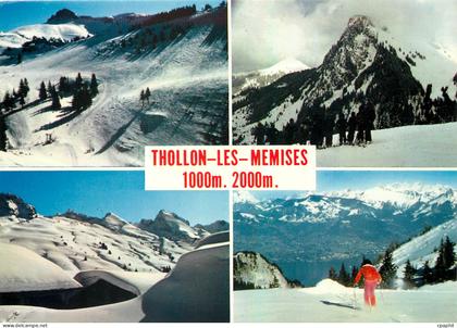 CPM Thollon les Memeises (Hautes Savoie) Alt 1000 2000m Balcon du Leman