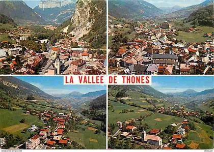 Carte Postale - 74 - Thones - La Vallée de Thones - Multivues - Villard sur Thones - Flamme Postale - CPM - Voir Scans R