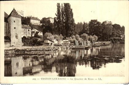 CPA Thonon Les Bains Le Quartier de Rives