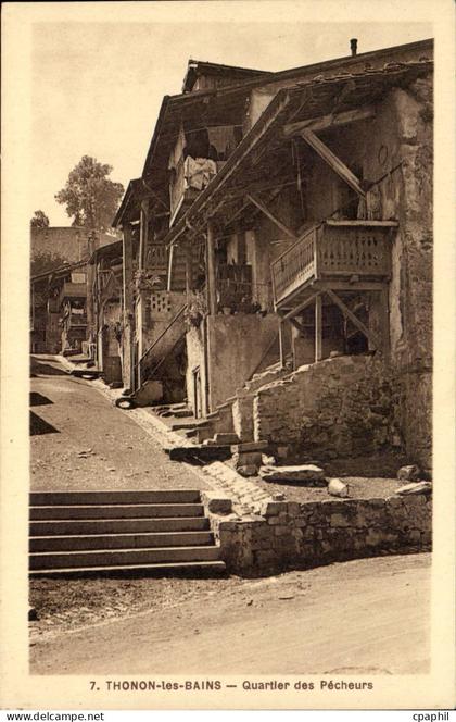 Thonon les Bains - Quartier des Pecheurs - CPA