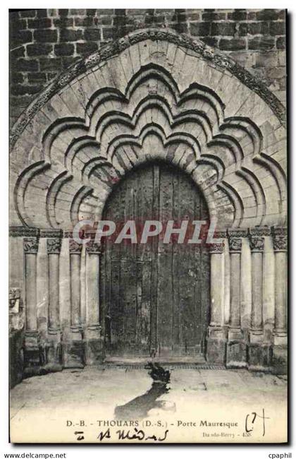 CPA Thouars Porte Mauresque