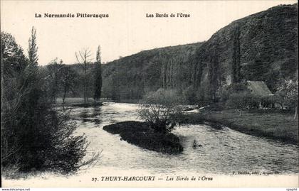 CPA Thury Harcourt Les bords de l'orne
