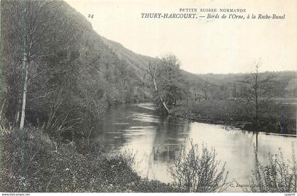 CPA Thury Harcourt Petite Suisse Bords de L'Orne a la Roche Bunel