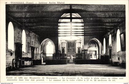 CPA Tonnerre Interieur ancien hopital
