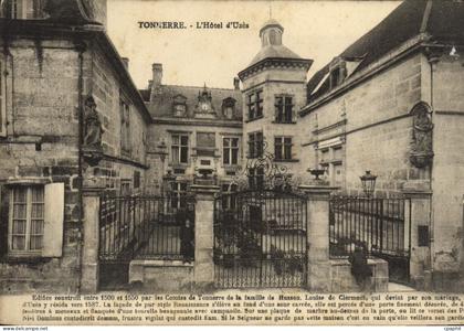 CPA Tonnerre L'Hotel d'Uzes