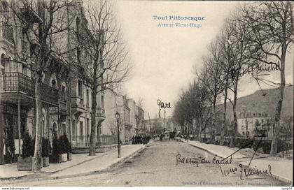 Toul CPA Avenue Victor Hugo