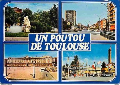 31 - Toulouse - Multivues - Automobiles - Bus - Parc des Expositions - Buildings - Flamme Postale - CPM - Voir Scans Rec