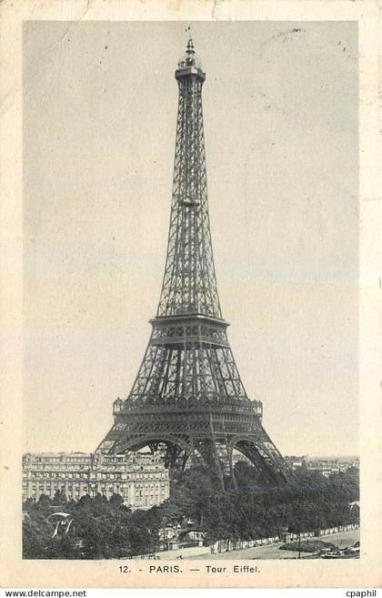 CPA Paris Tour Eiffel