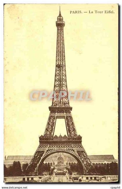 CPA Paris Tour Eiffel Peniche