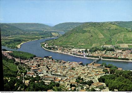 CPA Tournon Ardeche Vue generale aerienne