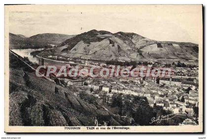 CPA Tournon Tain et vue de l'Hermitage