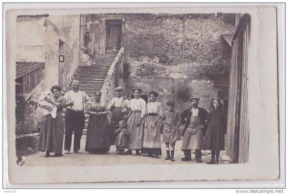 Carte photo à identifier - oblitiré de Tours