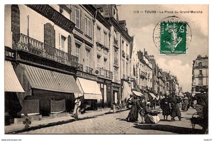 Tours - Marché - Place du Grand Marché