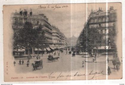 AK 270767 FRANCE -  Paris - Avenue de l'Opéra