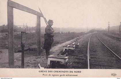 PARIS(GREVE DES CHEMINOTS DU NORD 1910)