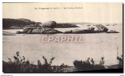 CPA Tregastel Ses Curieux Rochers