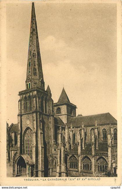 CPA TREGUIER La cathedrale