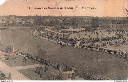 [-10%] FRANCE - Tremblay en France - Champs de Courses du Tremblay - Vue générale - Carte Postale ancienne