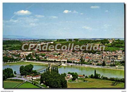CPA Trevoux Ain vue generale au premier plan la Saone