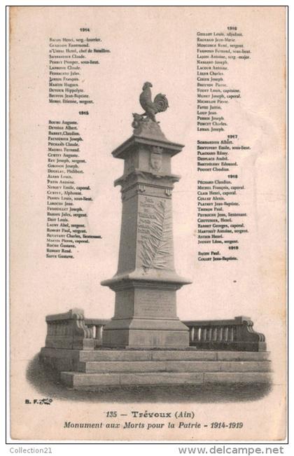 TREVOUX .... MONUMENT AUX MORTS