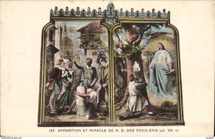 CPA Apparition et Miracle de ND Des Trois Epis