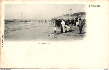 Trouville CPA La plage