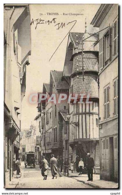 Troyes CPA Rue Champeaux