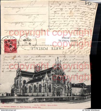 463068,Rhone-Alpes Ain Bourg Eglise de Brou Kirche