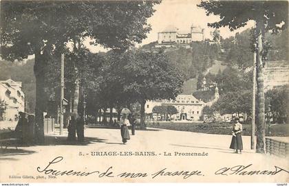 CPA Uriage les Bains La Promenade