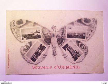 2021 - 1544  URIMENIL  (Vosges)  :  Carte multivue fantaisie  1917   XXX