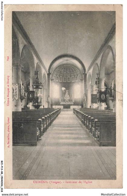 BCIP13-1127-88 - URIMENIL - Intérieur de l'église
