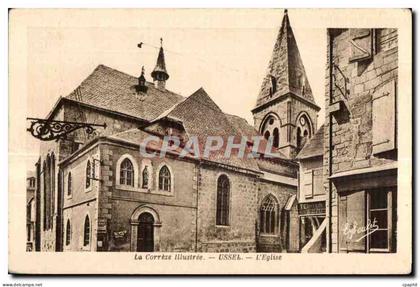 CPA La Correze Illustree Ussel l Eglise