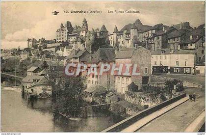 CPA Uzerche Correze Les Vieux Chateaux