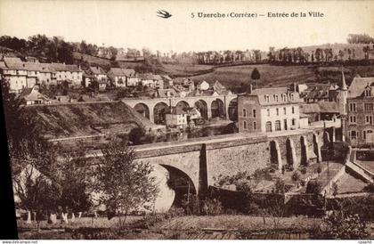 CPA UZERCHE Entree De La Ville