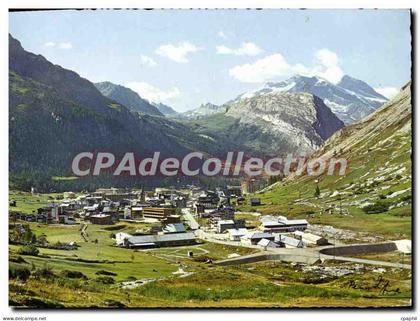 CPSM Val d'Isere vue generale au Fond le Mont Pourri