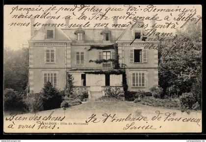 CPA Valdoie, Villa du Monceau