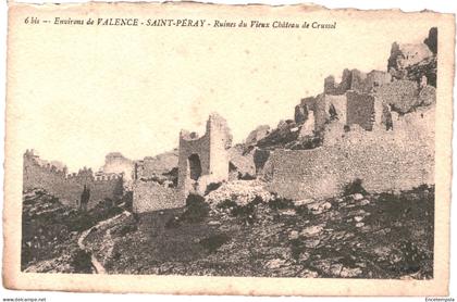 CPA  Carte Postale France Saint Péray Ruines du Vieux Château de Crussol   VM71180