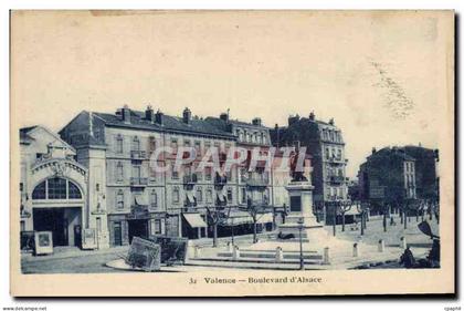 CPA Valence Boulevard d'Alsace