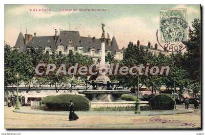 CPA Valence Fontaine Monumentale