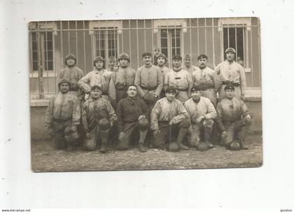 VALENCE (DROME) CARTE PHOTO MILITAIRES DU 504 EME RCC (REGIMENT DE CHARS DE COMBAT) PHOTO E LOUIS VALENCE