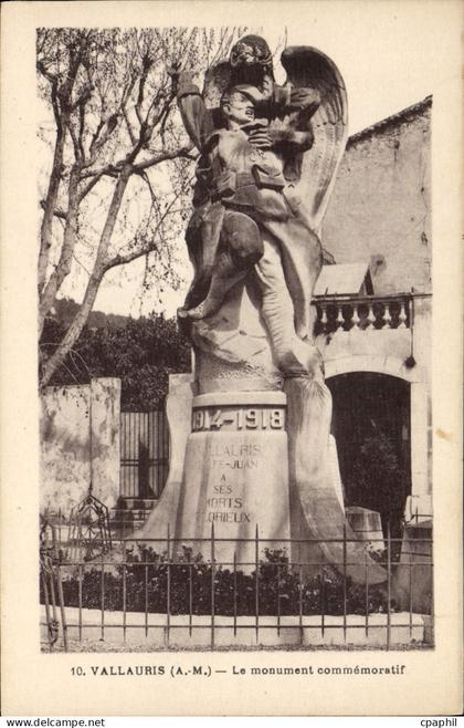 CPA Vallauris A M le Monument commemoratif