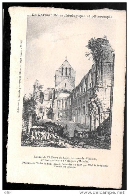 arrondissement de l'abbaye de Saint Sauveur le vicomte arrondissement de valognes ( manche)  - hae138